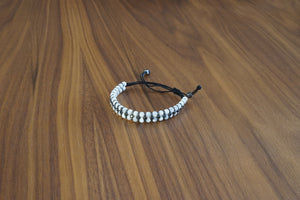 Davido Afnani knotted Bracelet White