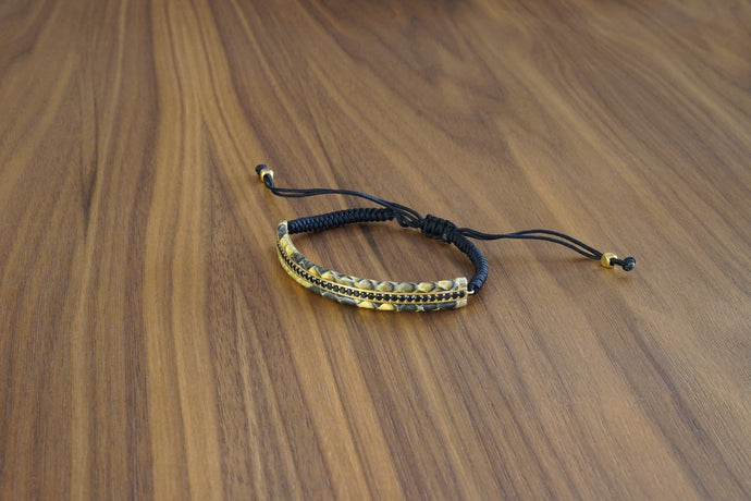 Davido Afnani knotted Bracelet Gold Snake