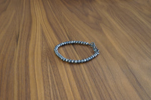 Davido Afnani Metal Bracelet Silver Bead