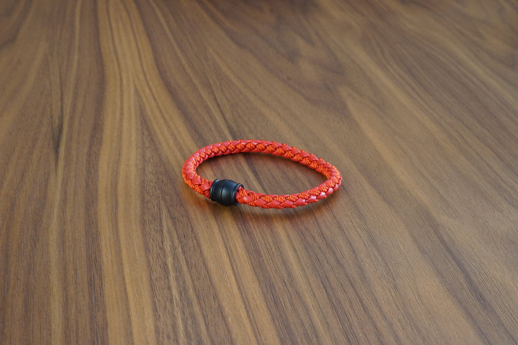 Davido Afnani Leather Bracelet Red