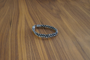 Davido Afnani Metal Bracelet Silver Double Weave