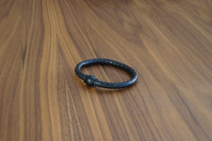Davido Afnani Leather Bracelet Black